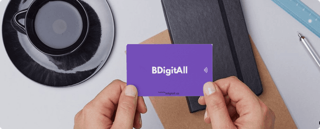 BCARD carte de visite NFC - simple 3