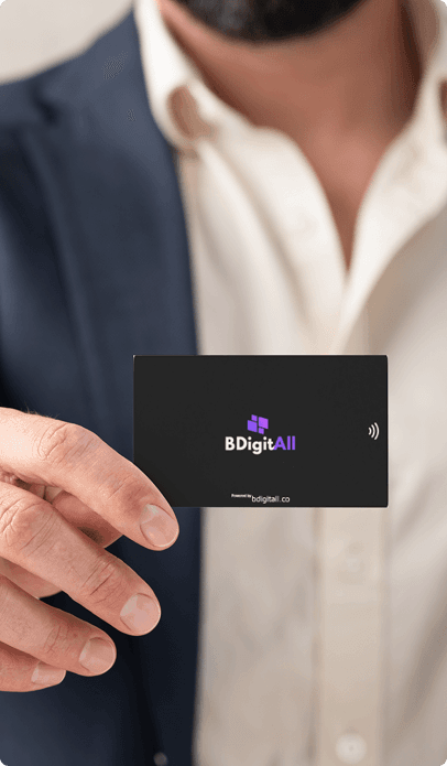 BCARD carte de visite NFC - simple 4
