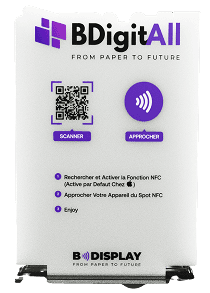 BDISPLAY: The Connected NFC Display That Transforms Your Trade Show Booth or Showroom in Algeria