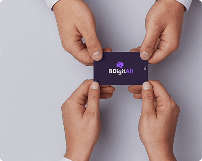 BCARD carte de visite NFC - simple 1